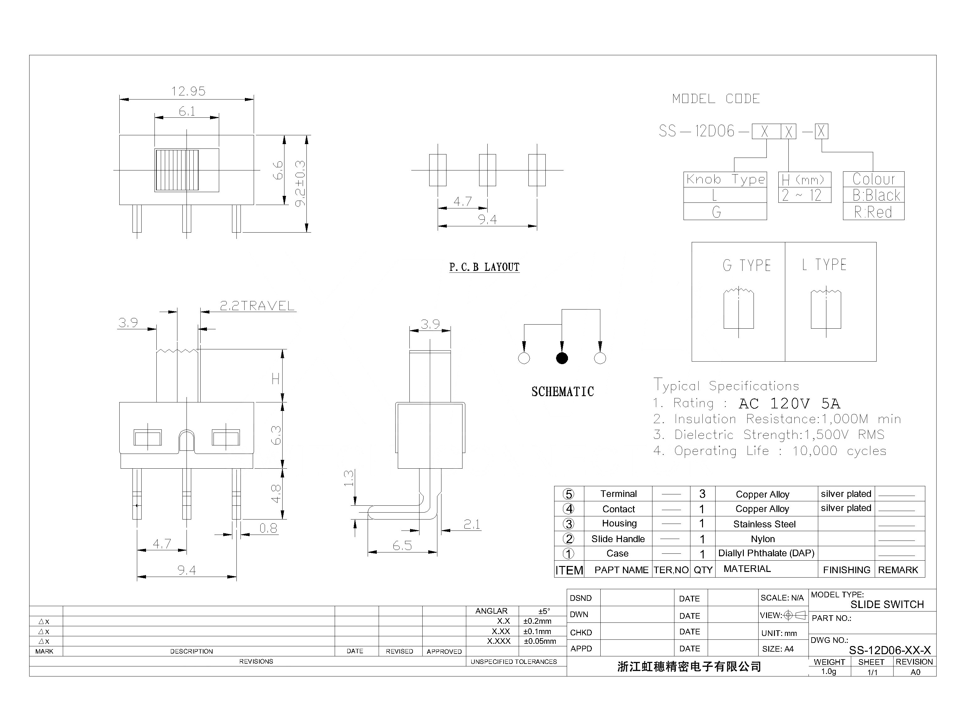 SS-12D06-XX-X
