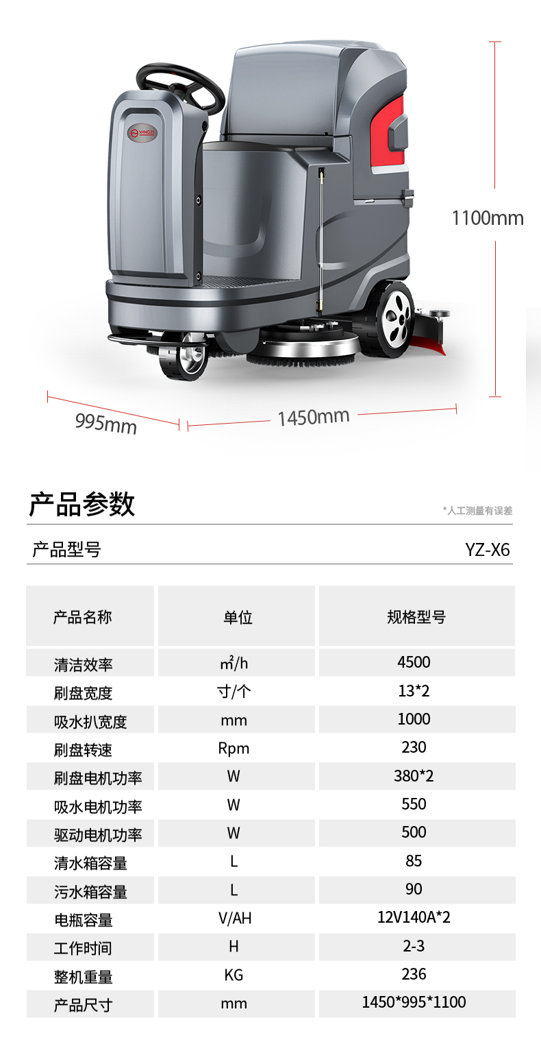 揚(yáng)子駕駛式（全自動）掃地機(jī)YZ-X6(圖14)